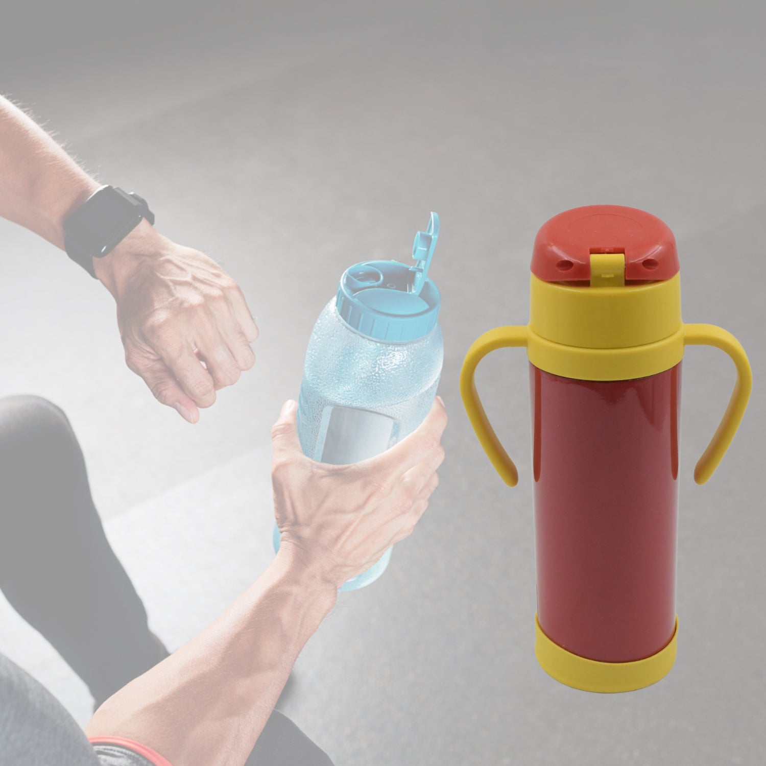 Vacuum Stainless Steel Water Bottle With Carry Handle & Straw Fridge Water Bottle Double Wall, Leak Proof, Rust Proof, Cold & Hot | Leak Proof | Office Bottle | Gym | Home | Kitchen | Hiking | Trekking | Travel Bottle (500 ML ) Vacuum Stainless Steel Water Bottle With Carry Handle & Straw Fridge Water Bottle Double Wall, Leak Proof, Rust Proof, Cold & Hot | Leak Proof | Office Bottle | Gym | Home | Kitchen | Hiking | Trekking | Travel Bottle (500 ML )